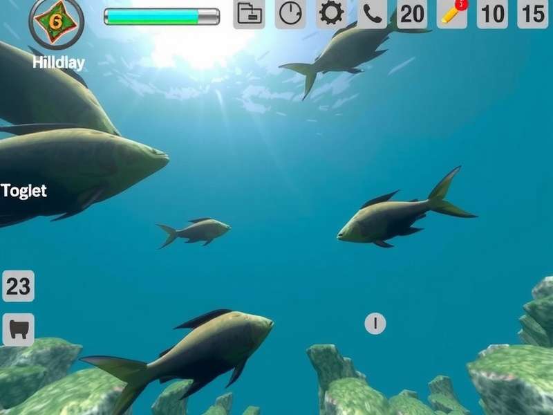 Oceanic Delight India Gameplay showing underwater exploration near Indian coral reefs